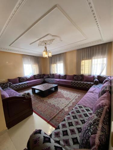 Spacious 3-Bedroom Apartment with Terrace & Free Parking at Hay El Houda in El Houda
