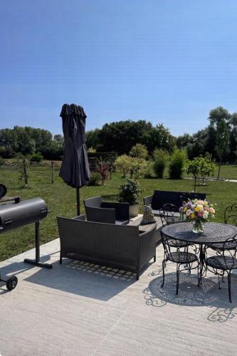 Pause au petit paradis in Mezieres-sous-Lavardin