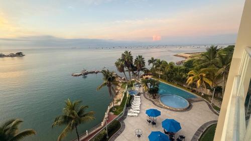 Condo with pool and private beach