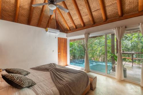 Luxury Jungle Suite with Private Jacuzzi & Cenote Pool View, Chemuyil