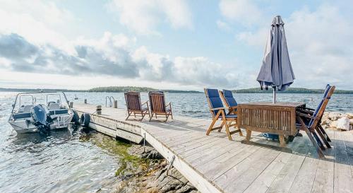 A szálláshely kívülről, Archipelago With Dock Close To The Sea in Nämdö