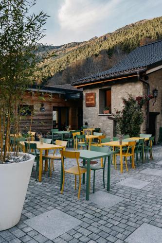 A szálláshely kívülről, Locanda del Viandante Osco in Faido