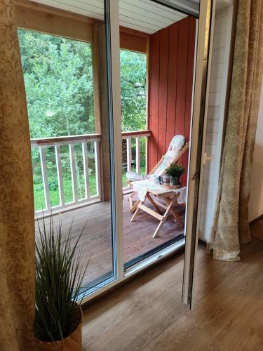 Stable house with balcony and terrace in Kodavere