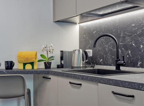 кухня, Private Terrace Cozy Flat near Vicenza Center in Віченца
