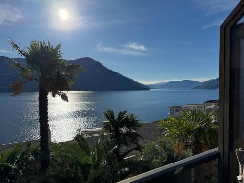 Brissago Lake and Pool Studio Lake View Indoor Pool in 布里薩戈