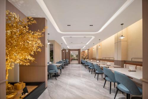 مطعم, Holiday Inn Express Jinan Quancheng Square By Ihg in مقاطعة ليكسيا