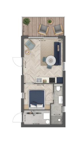 1 queen bed