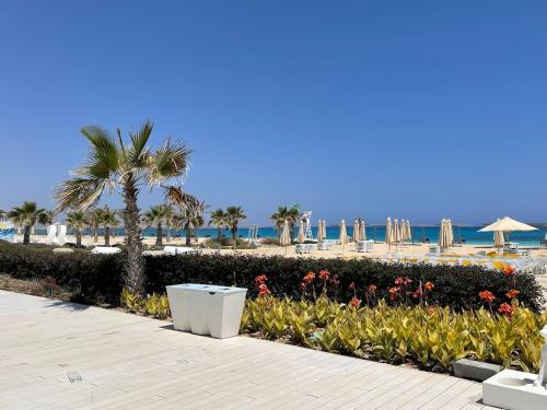 Lagoon view 3 bedroom with garden in fouka bay CL6-TW2-AG in Zawiyat Ailat Nuh