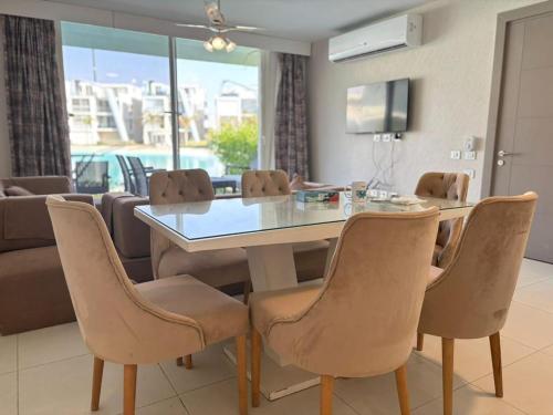 Lagoon view 3 bedroom with garden in fouka bay CL6-TW2-AG in Zawiyat Ailat Nuh