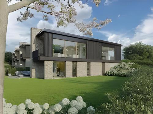Brand new 3BR Apt by the sea with garden - 3 minutes from city by train – khách sạn tại Stavanger Suburbs