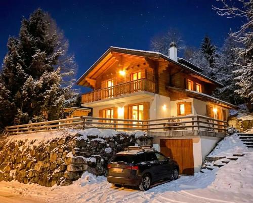 Chalet La Madelon - Idéal pour les grandes familles – khách sạn tại Heremence