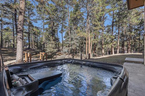 Family Retreat w Zipline Theater Sauna – khách sạn tại Black Forest (CO)