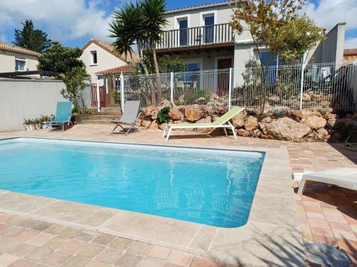 Grande villa neuve avec piscine près mer et Sète - Location, gîte - Balaruc-les-Bains