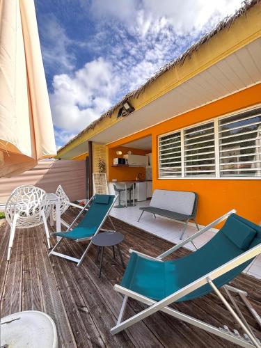 Bungalow Agathe - Wifi, Farnienté et Plage à 2 minutes - Village et club de vacances - Grand-Bourg