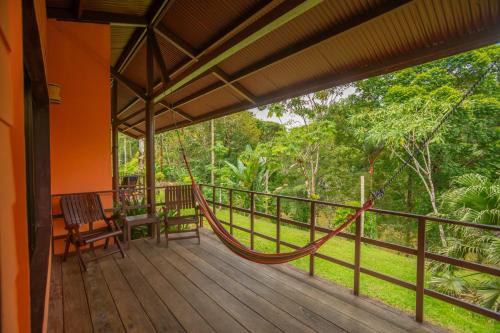 Balkons/terase, La Laguna del Lagarto Eco-Lodge in Boca Tapada