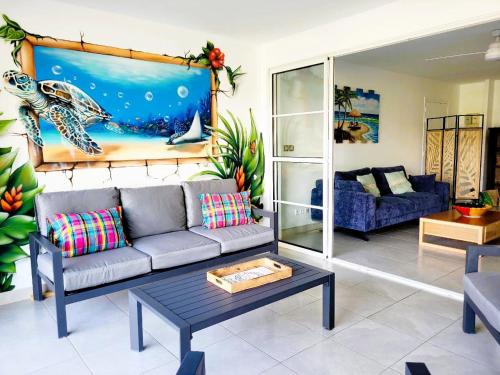 Kay toti - jardin et plage à 2 min - Location saisonnière - Les Trois-Îlets