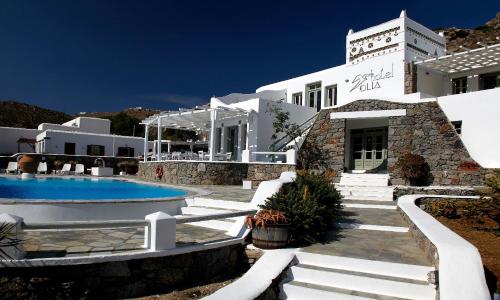 Entrance, Olia Hotel in Mykonos