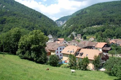 Hôtel de l'ours in Vuiteboeuf, Schweiz