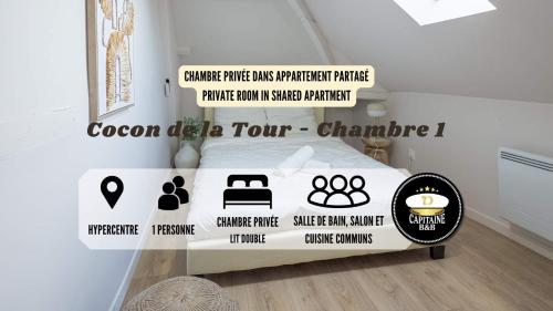 Cocon de la Tour - Chambre 1 - Hypercentre
