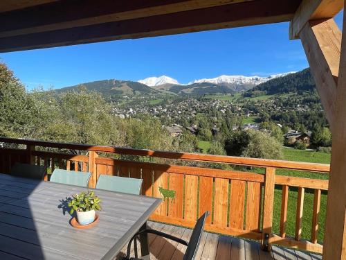 Chalet d'exception à Megeve - Terrasse plein sud
