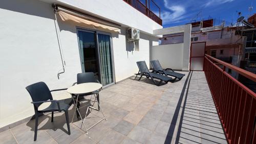Balkon/Terrasse, Hotel Celymar in Benidorm - Costa Blanca