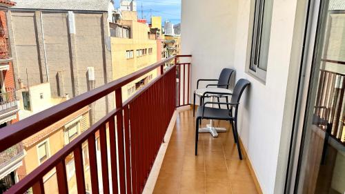 Balkon/Terrasse, Hotel Celymar in Benidorm - Costa Blanca