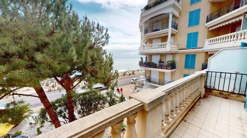 113VPC - Superbe spacieux3P face mer et parking privé - Location saisonnière - Menton