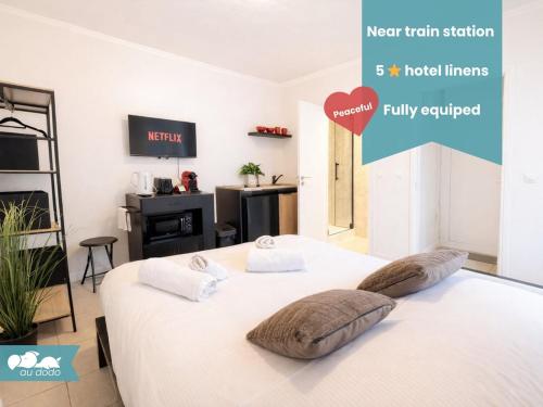 20' PARIS - Ideal Pro - Studio Cosy - 5 min RER A in Le Vesinet