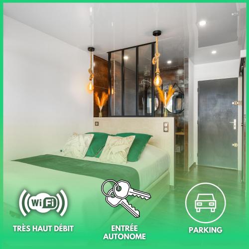 Nuit D'Ambre Port Nature - studio cosy - parking - climatisation - Village Naturiste