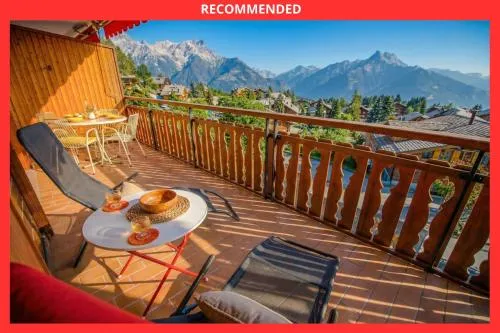 Mountain view Balcony et comfort in Ollon, Schweiz