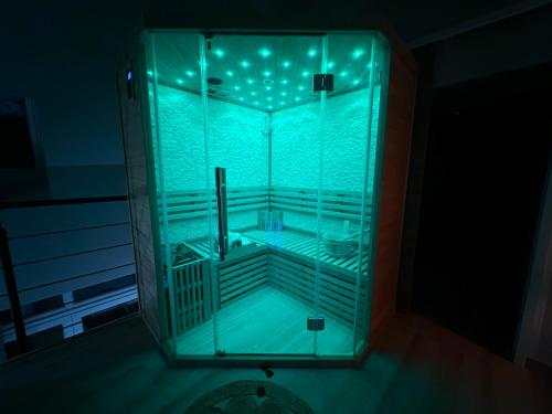 Сауна, L'Envol - Jacuzzi, Sauna et belle vue in Tourlaville
