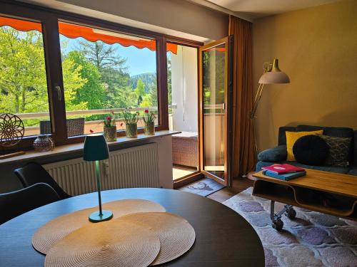 景觀, Ferienwohnung Hirschlein mit Schwarzwaldblick in Baiersbronn in 拜爾斯布龍