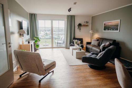 Shared lounge/TV area, Ploner See bei Plon mit Panoramablick in Dersau