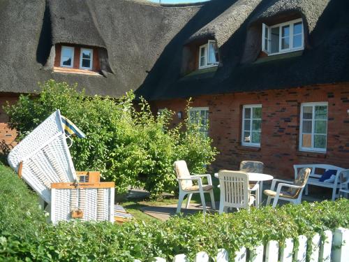 Balkons/terase, Am Museum - Wohnung 1 in Alkersum