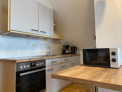 廚房, Gastehaus Frankenwaldhof in 巴特施泰本