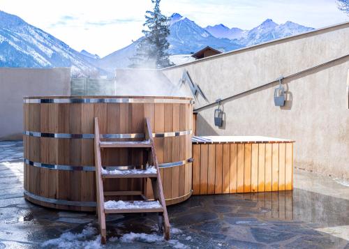 스파, Garrigae Caserne de Briançon & SPA Cinq Mondes (Garrigae Caserne de Briancon & SPA Cinq Mondes) in 브리앙송