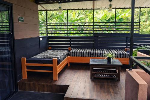 Balkon/terasa, La Bicok EcoLodge in Mindo