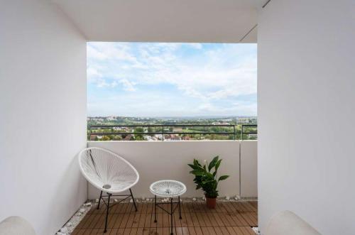 Penthouse 12 Stock Panorama Flughafen MUC in 佛萊辛