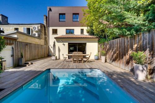 Beautiful house in Le Bouscat with pool & parking - Chambre d'hôtes - Le Bouscat