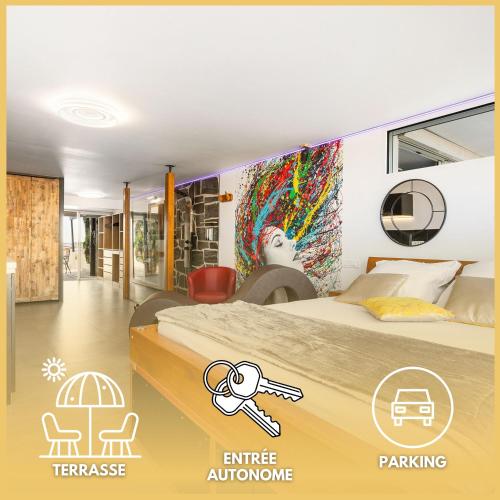 L'atypique - appartement luxe - double terrasse - plage - Port Nature 1 - Village Naturiste