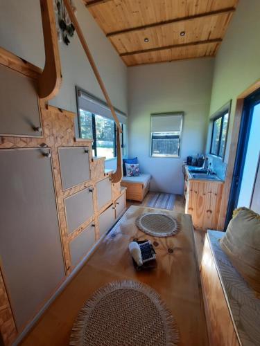 Konyha, Mountain view Bespoke tiny home in Matjiesrivier (Western Cape)