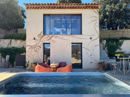 Tiny House - St-Paul-de-Vence - private jacuzzi - panoramic view
