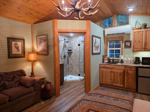 Private romantic Tiny Home King bed Jamestown in Rugby (TN)