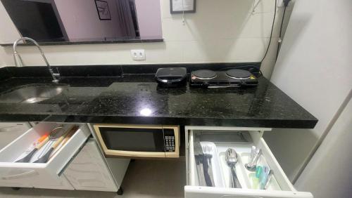 Kitchen, Ape tijucano 2 Aconchego e paz - 5 min do metro in Tijuca