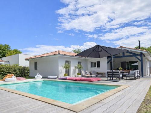Maison avec piscine, Wi-Fi - 8 pers. - FR-1-521-271 gîte à louer Golf Biscarrosse