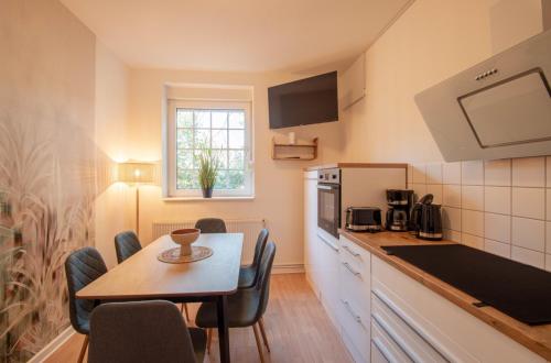 共用Lounge/電視區, Elbe52 - by BohnApartments- Nähe Elbe- WLAN- Parken (Elbe52 - by BohnApartments- Nahe Elbe- WLAN- Parken) in 格斯塔特