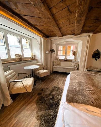 Altstadt-Studio am Rhein mit Parkplatz in 施泰因安姆萊茵城