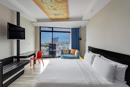 Siam@Siam Design Hotel Pattaya（シャム＠シャムデザインホテルパタヤ）デラックス　１キング