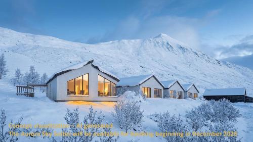 A szálláshely kívülről, Arctic Panorama Lodge in Uloybukta
