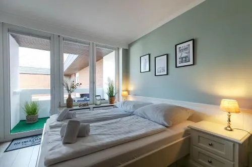 Top gelegene Ferienwohnung mit Balkon direkt im Zentrum von SPO in St. Peter-Ording, Deutschland